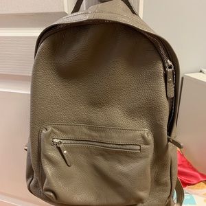 American eagle leather back pack